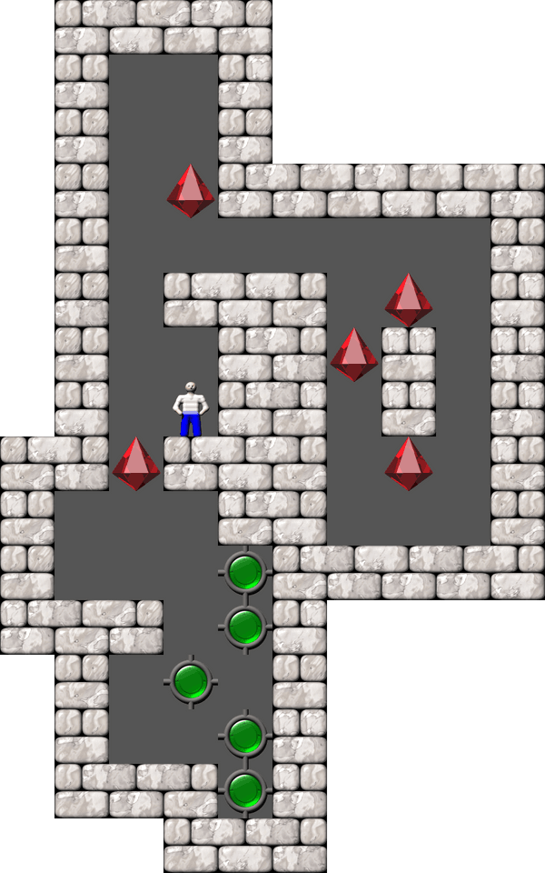 Sokoban Alberto Garcia Arranged level 189